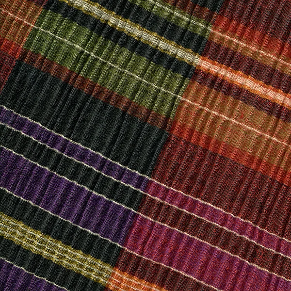 Tessitura tradizionale in lana, dettaglio — Foto Stock