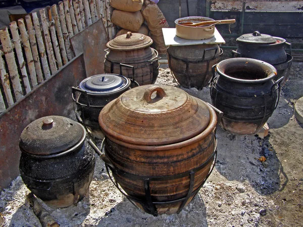 Традиційні глиняного посуду — стокове фото
