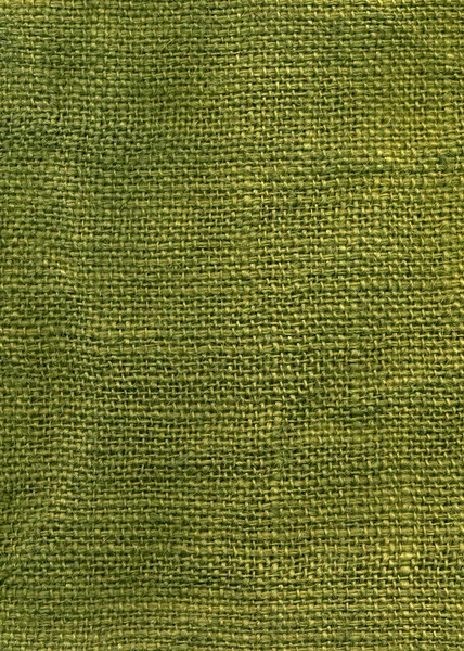 Green jute texture — Stock Photo, Image