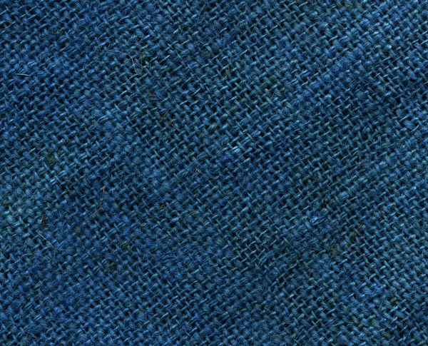 Blauwe jute doek — Stockfoto