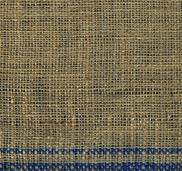 Striped jute canvas — Stock Photo, Image