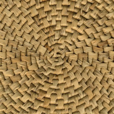 Straw wickerwork, detail clipart