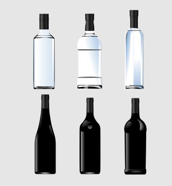 Bottles clipart