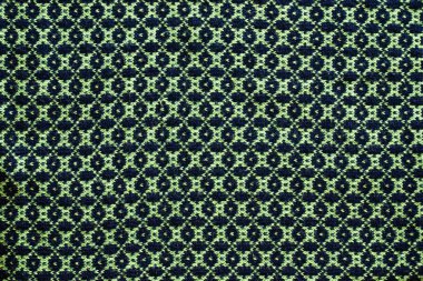 yeşil ve mavi süsleme Tekstil