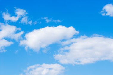 Clouds on blue sky clipart