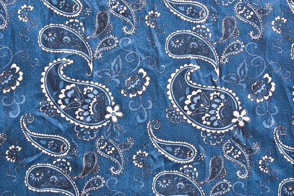 stock image Blue silk