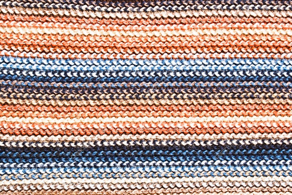 Colourful striped woven