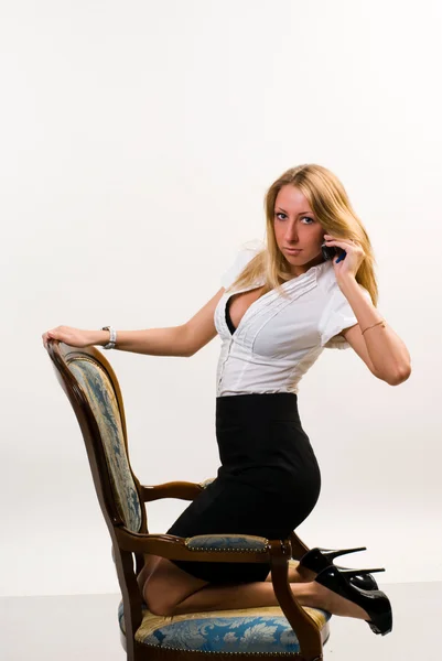 Pretty business woman — Stock Photo, Image
