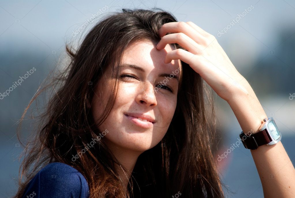 Attractive brunette — Stock Photo © Dmitry_Tsvetkov #3535960