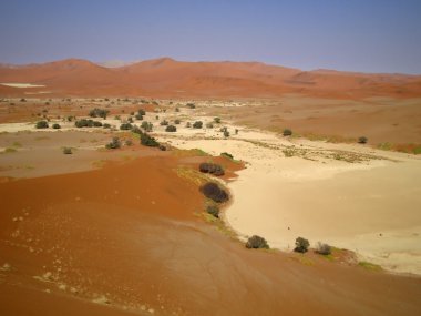 Namib Çölü 'ndeki kum tepeleri