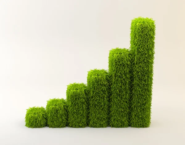 Grass graph — Stock Photo, Image