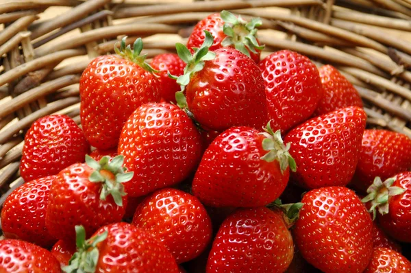 Starwberry nel cestino — Foto Stock