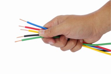 Electrical cable clipart