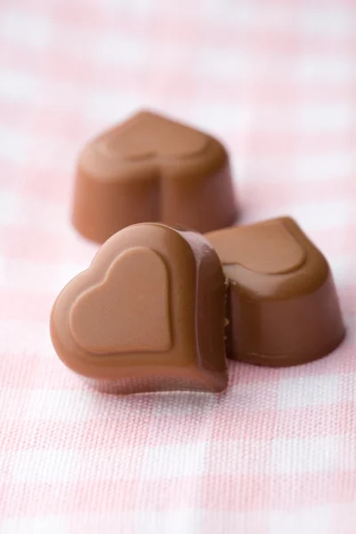 Szív alakú csokoládé — Stock Fotó