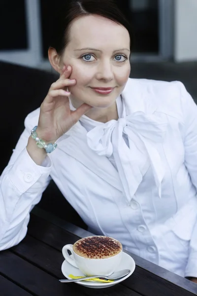 stock image Portrait of a beautiful business woman w