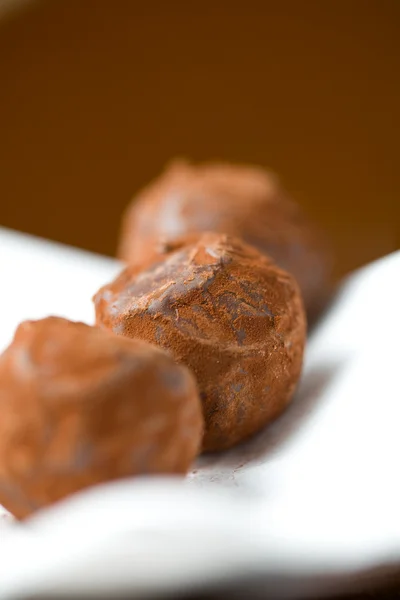 Handgjord choklad — Stockfoto