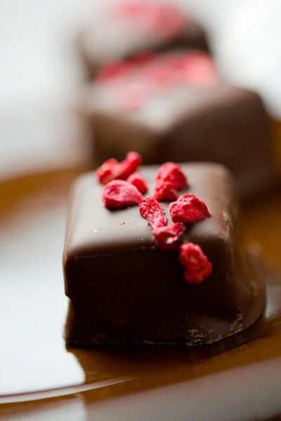 Ručně vyráběné čokoládové — Stock fotografie