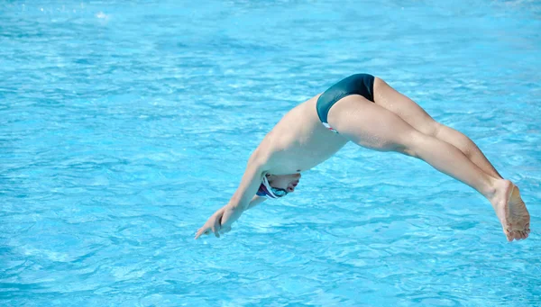 Salto nuotatore — Foto Stock