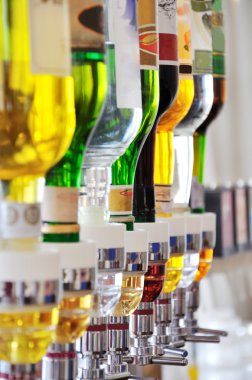 Alcohol bottles clipart