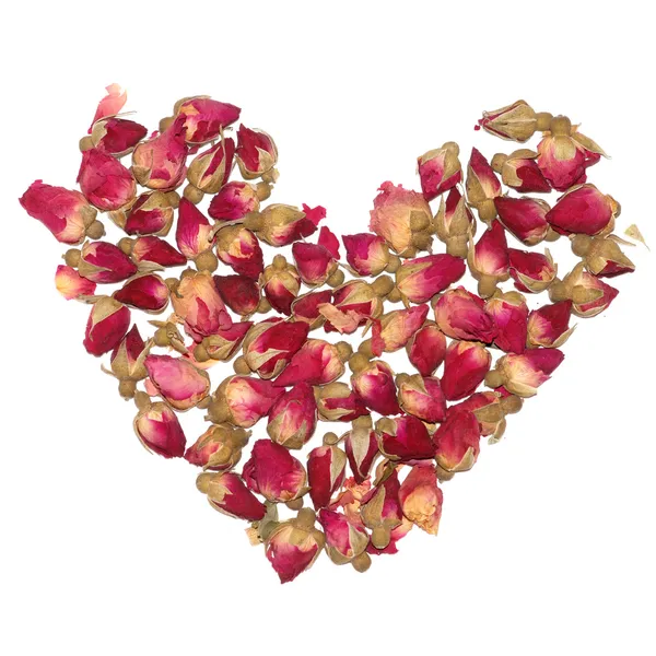 Corazón de rosa roja — Foto de Stock