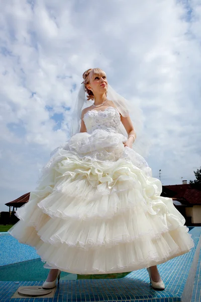 Φόρεμα νύφη Φωτογραφία Αρχείου