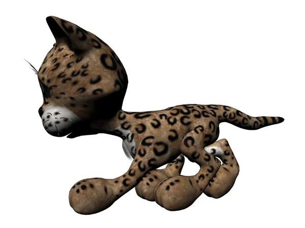 Plüsch-Leopard — Stockfoto