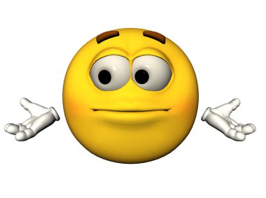 Helpless emoticon clipart