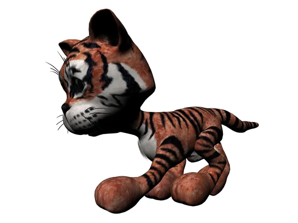 Tigre pelúcia — Fotografia de Stock