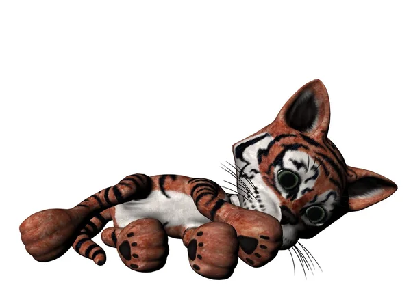 Tigre pelúcia — Fotografia de Stock