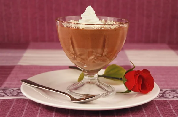 Stock image Chocolate mousse 1