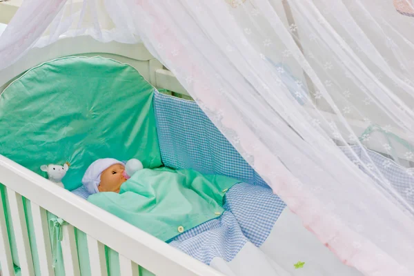 stock image Baby in cradle
