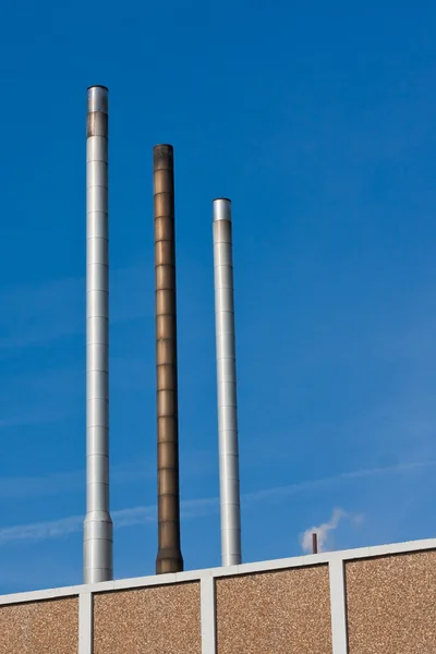 Industrial exhaust pipes — Stock Photo, Image