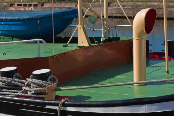 Anchored living boat (3) — Stock Photo, Image