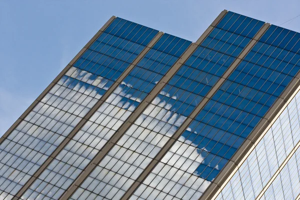 Commercial building with blue sky — Stock Photo, Image