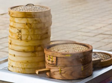 Bambu dumpling vapur