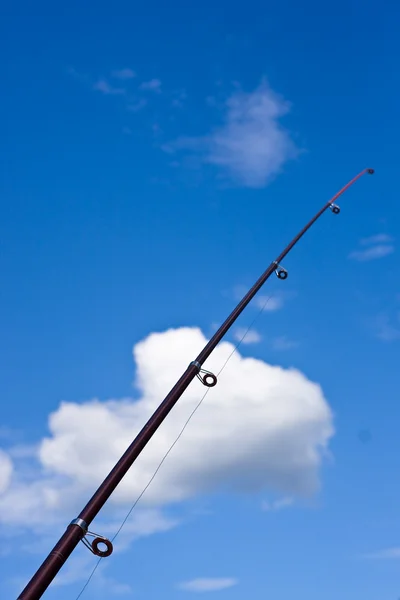 Fishing rod with azure blue sky (2) — Stock Photo, Image