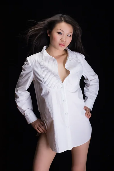 Forró ázsiai lány tánc — Stock Fotó