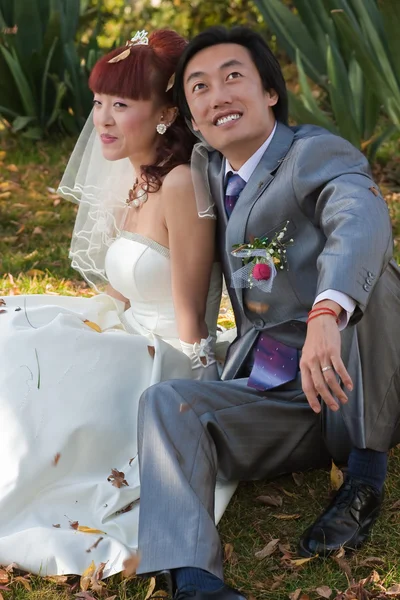 Braut und Bräutigam träumen (2) — Stockfoto