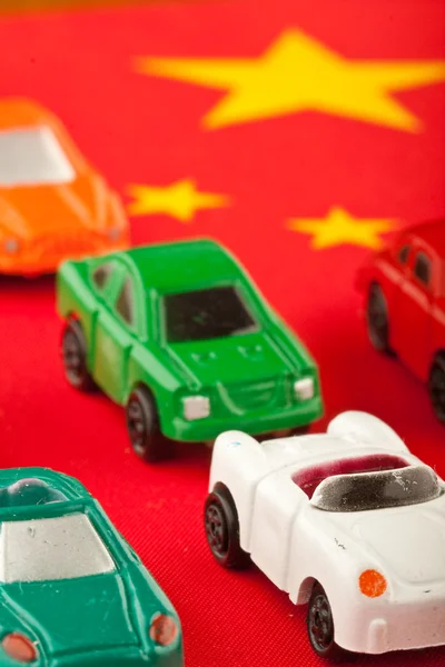 Przywóz chińskich aut (1) — Zdjęcie stockowe