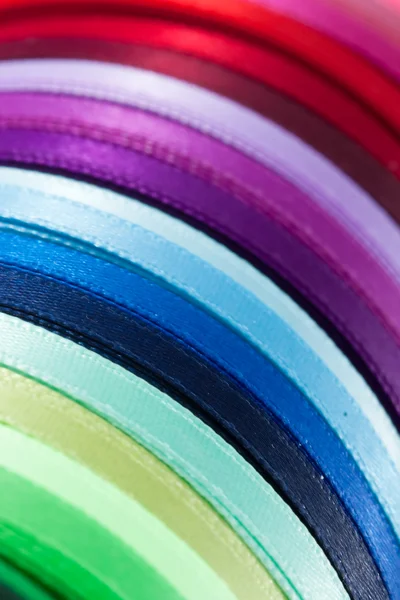 stock image Colorful ribbons - diagonal
