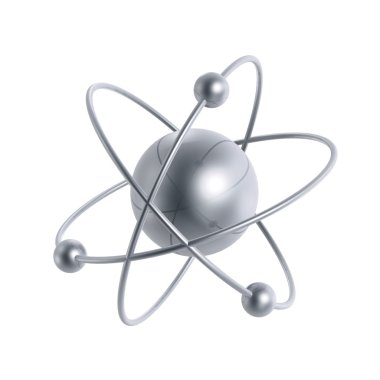 Atom structure clipart