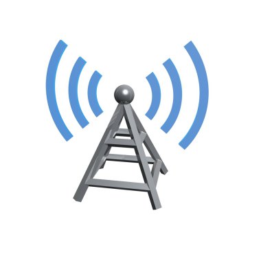 Wireless tower clipart