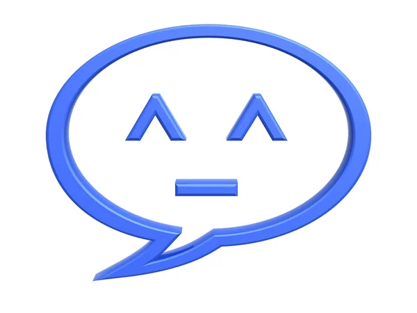 Chatt uttryck symbol — Stockfoto