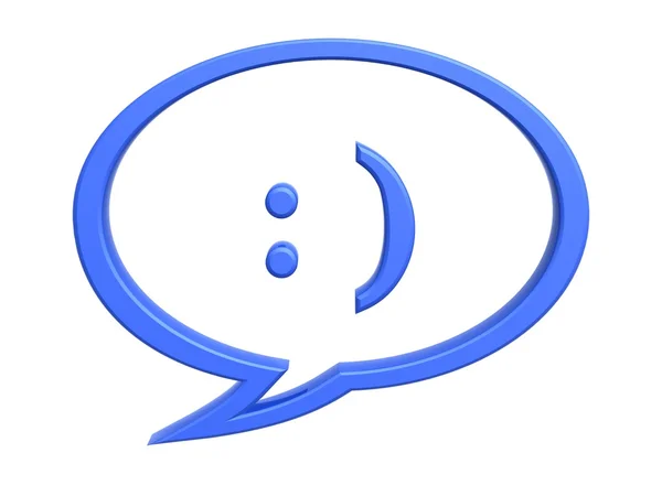 Simbolo espressione chat — Foto Stock