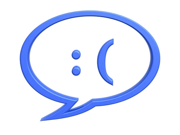 Symbol für Chat-Ausdruck — Stockfoto