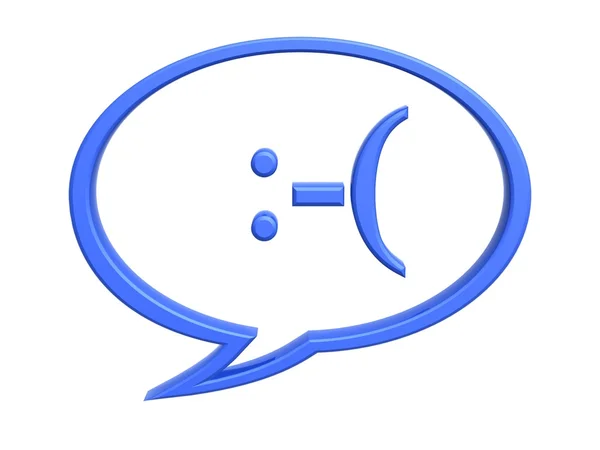 Chatt uttryck symbol — Stockfoto
