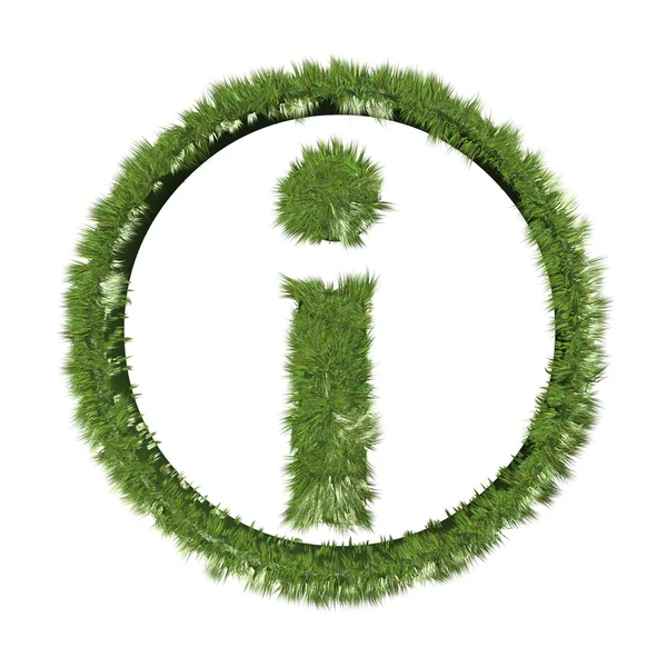Grass inquiry symbol — Stock Photo, Image