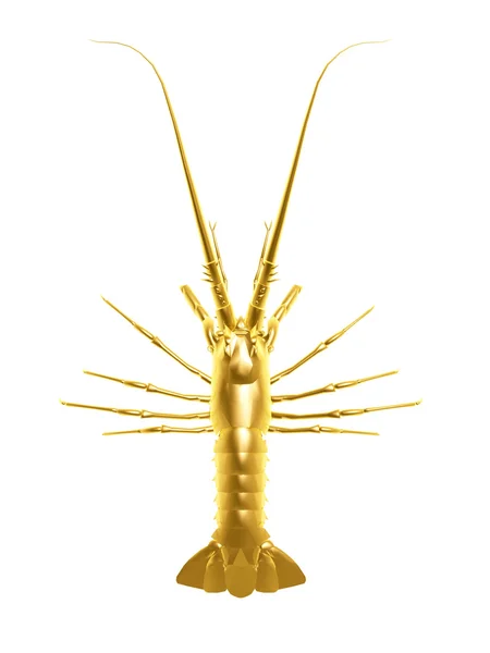 Golden lobster — Stock Photo, Image