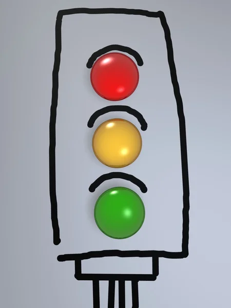 Traffic-light snoep — Stockfoto