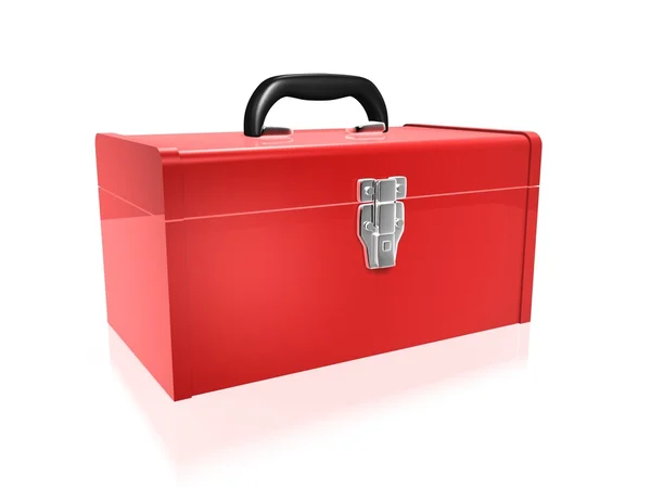 Red toolbox — Stock Photo, Image